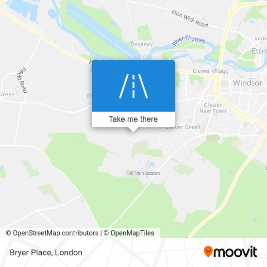 Bryer Place map