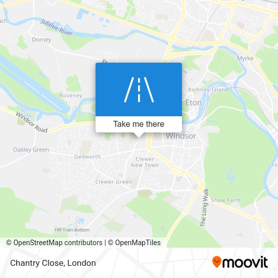 Chantry Close map