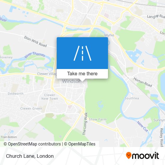 Church Lane map