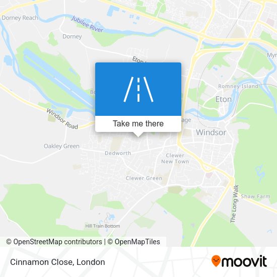 Cinnamon Close map