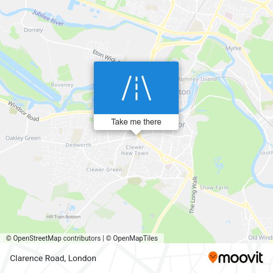 Clarence Road map