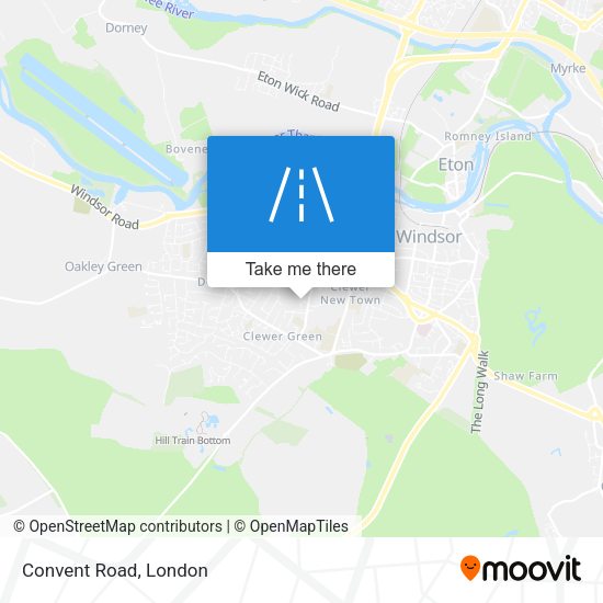 Convent Road map