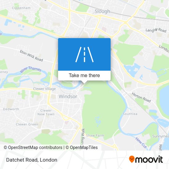 Datchet Road map