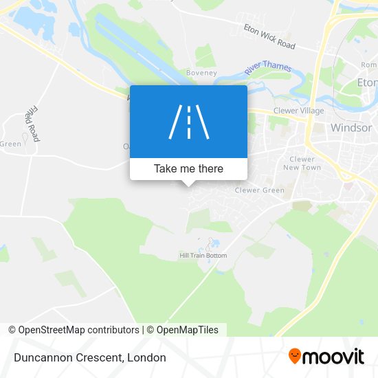 Duncannon Crescent map