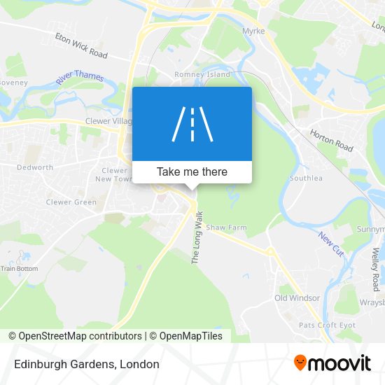 Edinburgh Gardens map