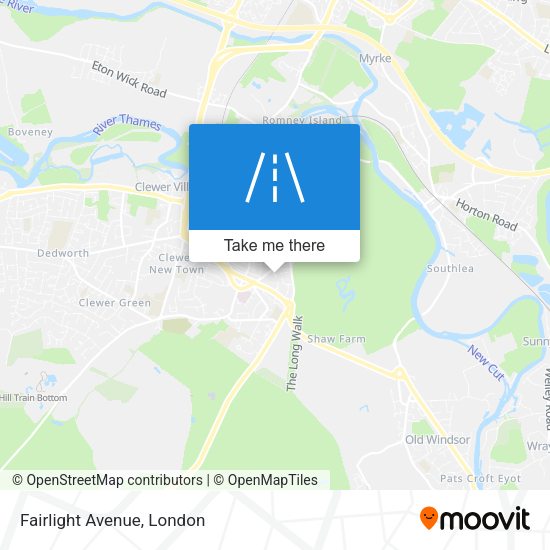 Fairlight Avenue map