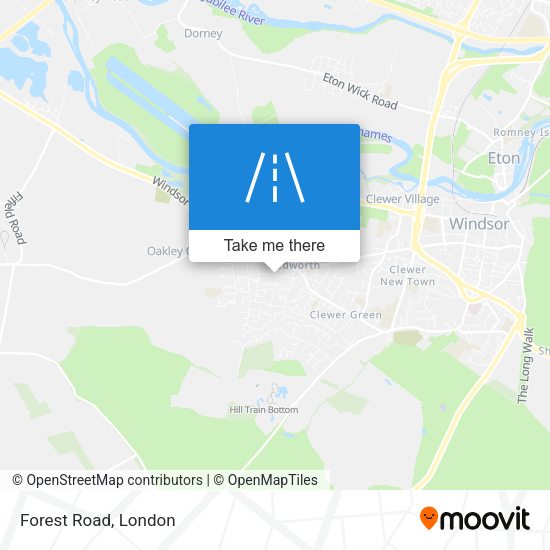 Forest Road map