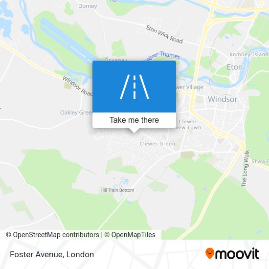 Foster Avenue map