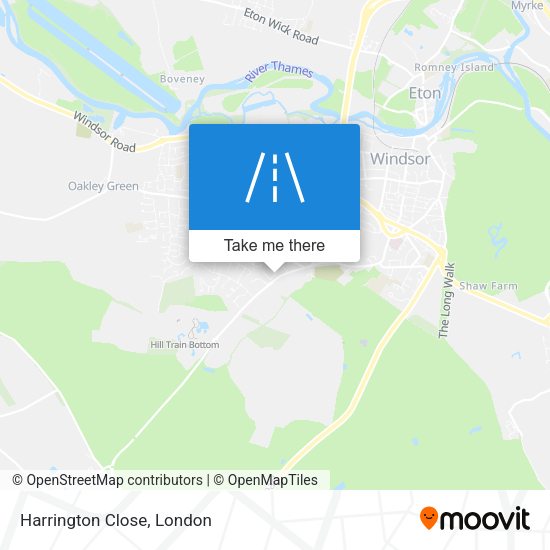 Harrington Close map