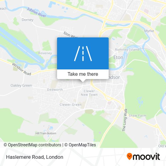 Haslemere Road map