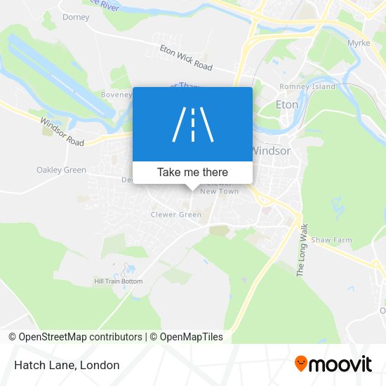 Hatch Lane map