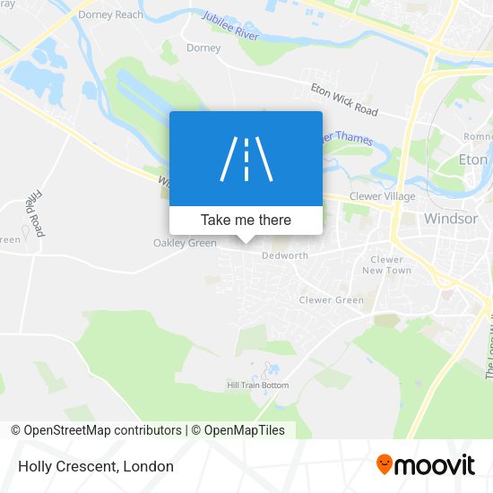 Holly Crescent map