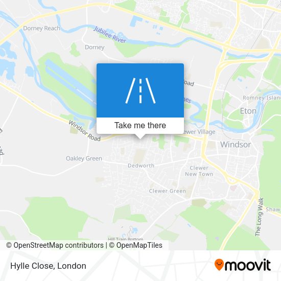 Hylle Close map