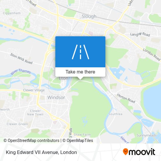 King Edward VII Avenue map