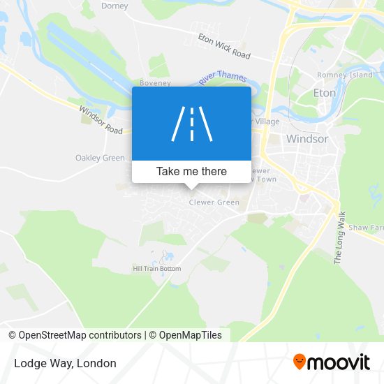 Lodge Way map