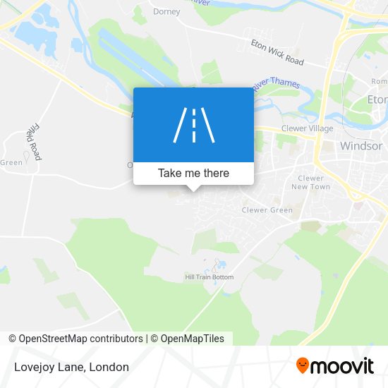Lovejoy Lane map