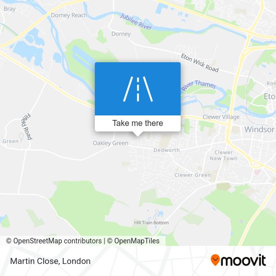 Martin Close map