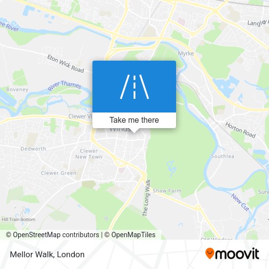 Mellor Walk map