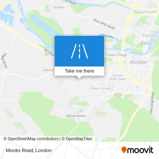Monks Road map