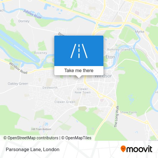 Parsonage Lane map