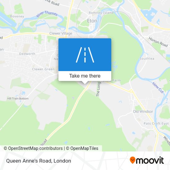 Queen Anne's Road map