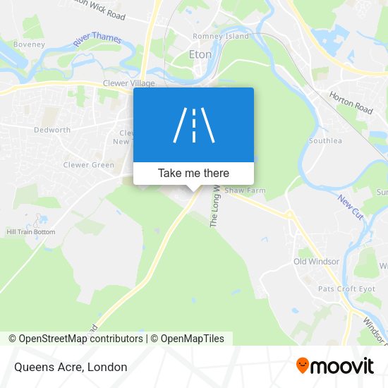 Queens Acre map