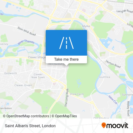 Saint Alban's Street map
