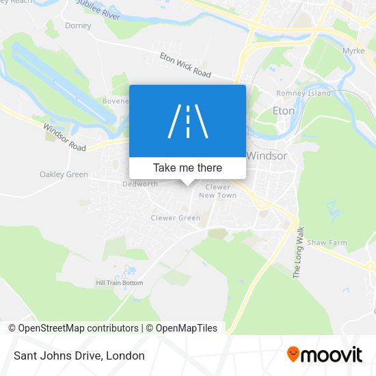 Sant Johns Drive map