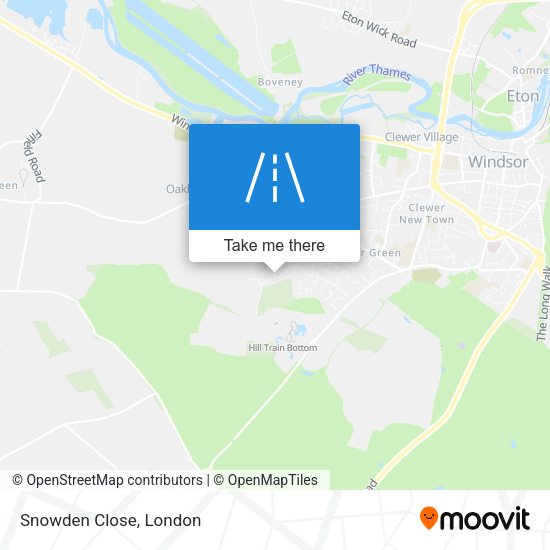 Snowden Close map