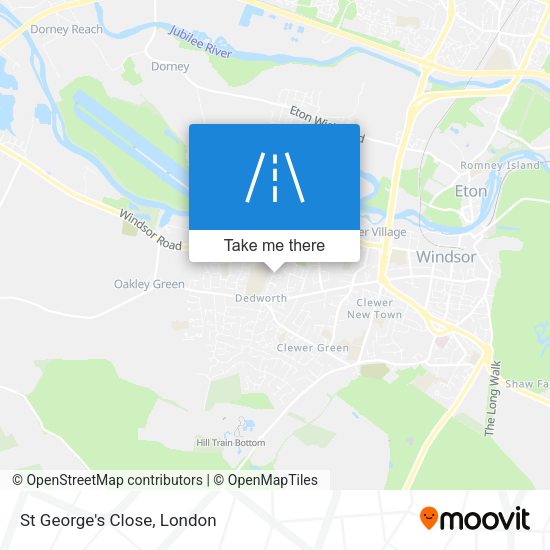St George's Close map