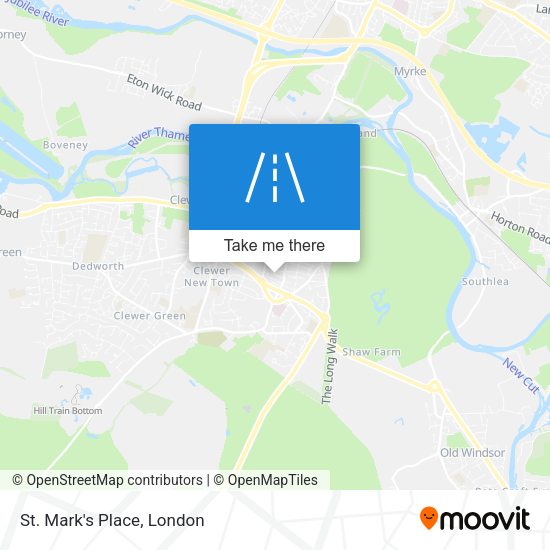St. Mark's Place map