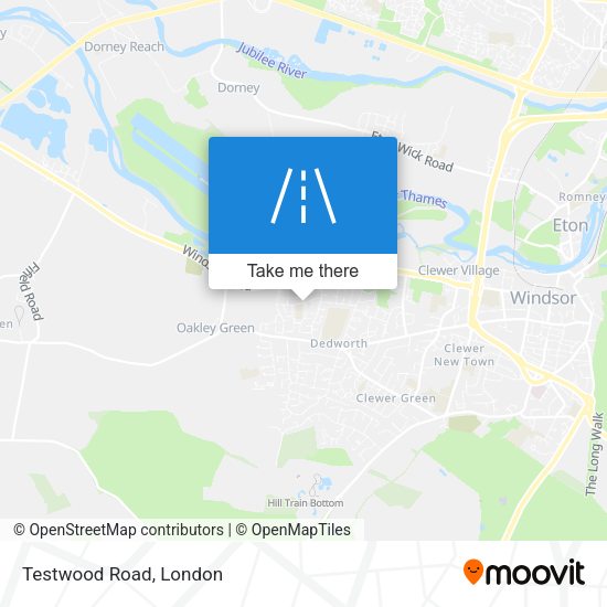 Testwood Road map
