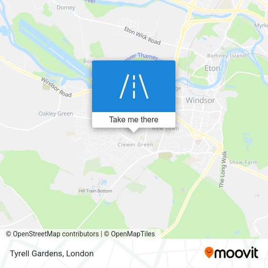 Tyrell Gardens map