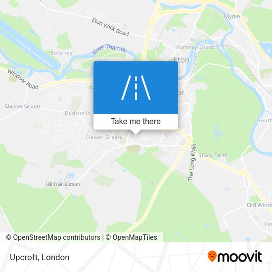 Upcroft map