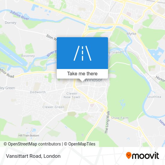 Vansittart Road map