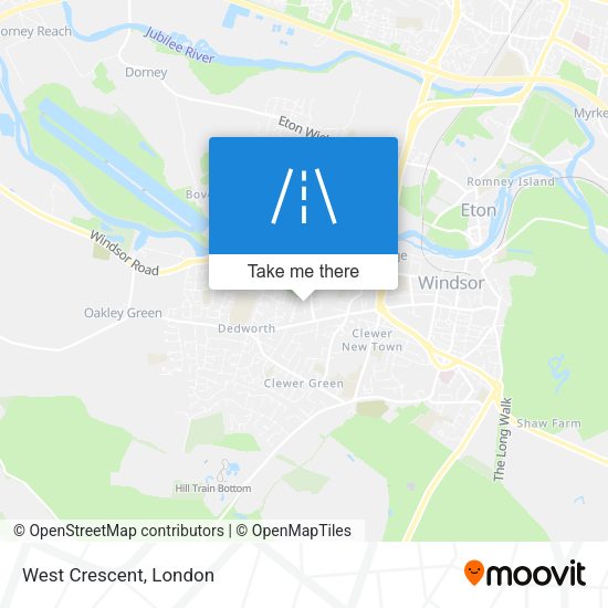 West Crescent map