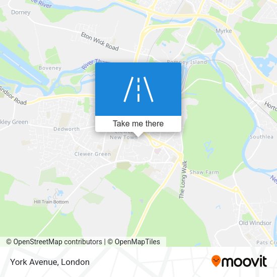 York Avenue map