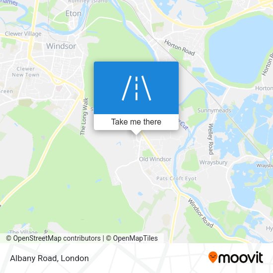 Albany Road map