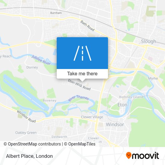 Albert Place map
