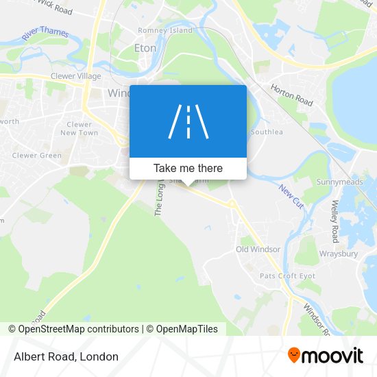 Albert Road map