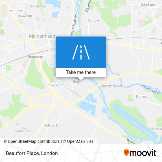 Beaufort Place map