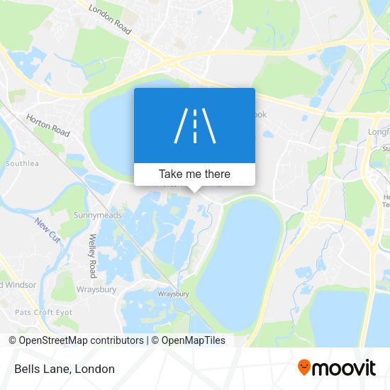 Bells Lane map