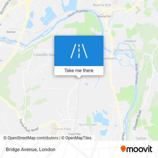 Bridge Avenue map