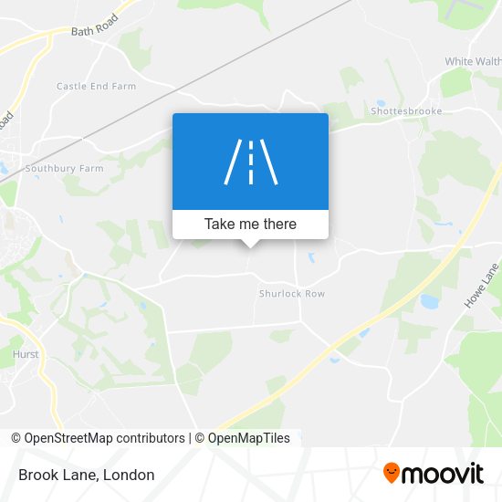 Brook Lane map