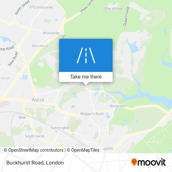 Buckhurst Road map