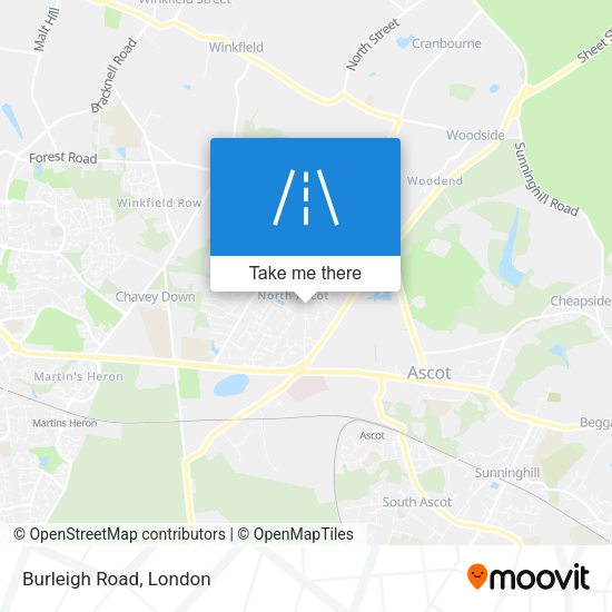 Burleigh Road map