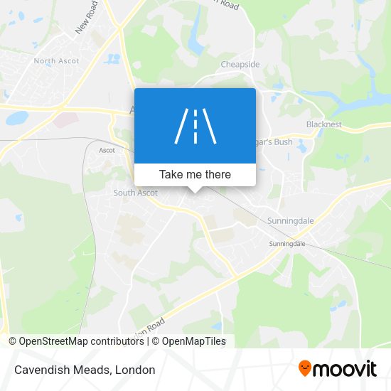 Cavendish Meads map