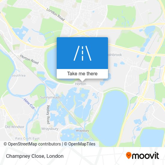 Champney Close map