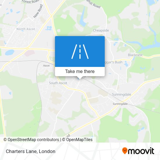 Charters Lane map