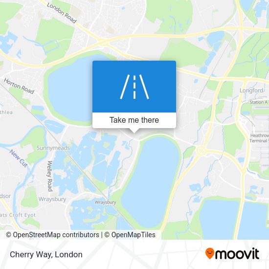 Cherry Way map